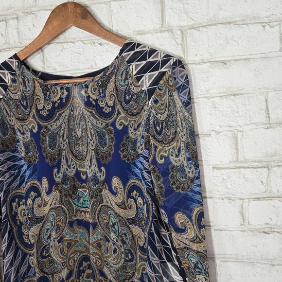 Cap Juluca navy printed top - Picture 3 of 15